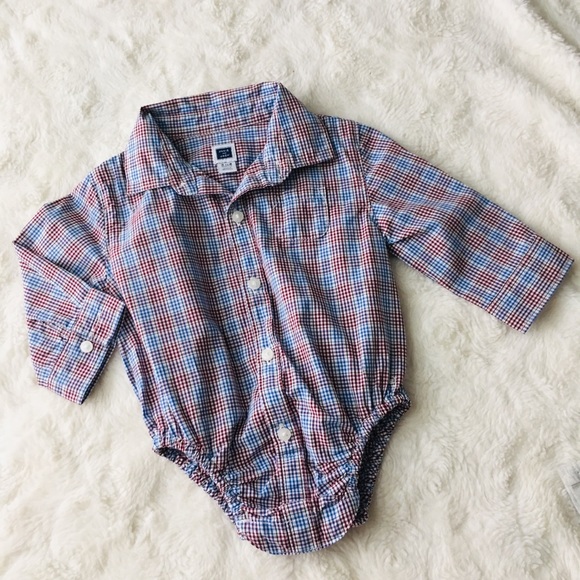 Janie and Jack suspenders button down outfit 3-6 M - Picture 4 of 7